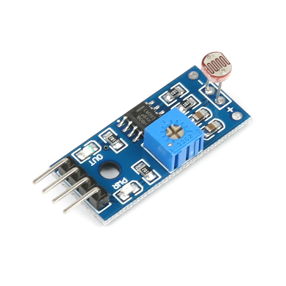 Модуль датчика освещенности с фоторезистором LM393 4 контакта